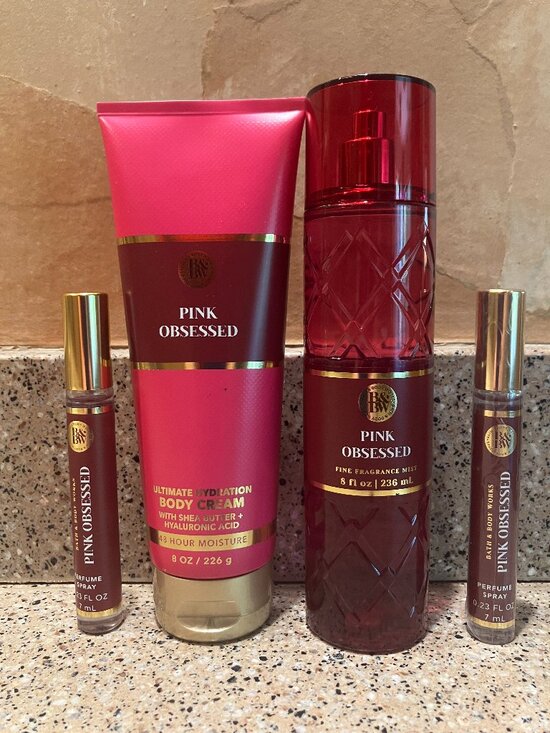 Bath & Body Works Other - Bath & Body Works Set of Pink Obsessed Spray , Perfumes, Creme!! NEW